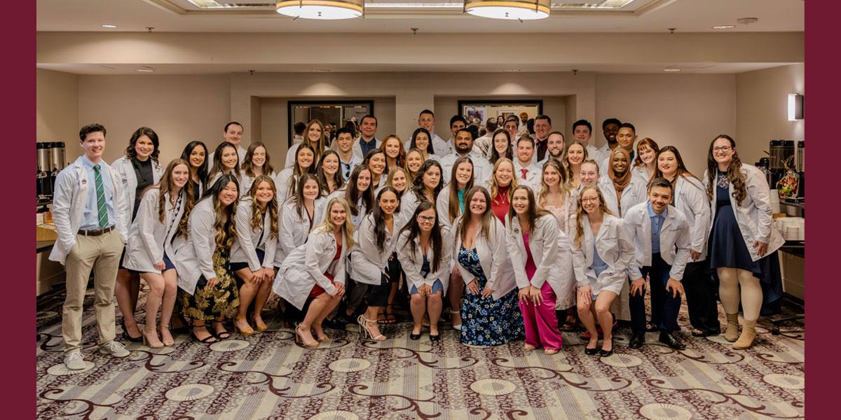 NH DPT Students Celebrate White Coat in May 2024